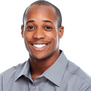 profile of a young casual man